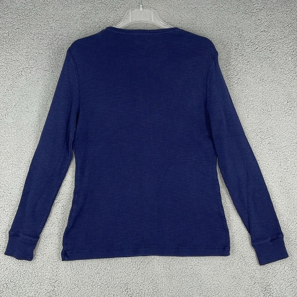 LRL Lauren Jeans Co.  blue ribbed crew neck long sleeve sweater women’s XL - Picture 7 of 11